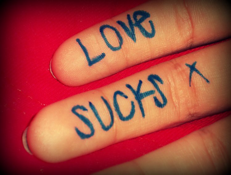 "Love sucks." by Tatiana P. is licensed under CC BY-NC-ND 2.0.


