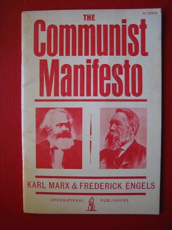 "Communist Manifesto" by Earthworm is licensed under CC BY-NC-SA 2.0.