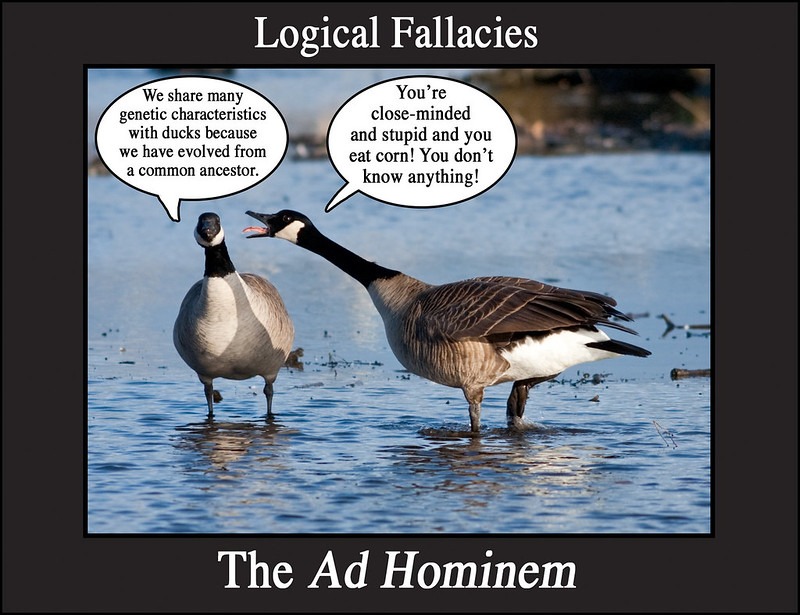 "Logical Fallacies 1" by Mark Klotz is licensed under CC BY-NC 2.0.